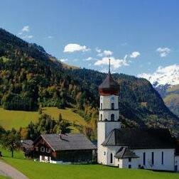 Bauernhof Haus Burtscher Bildstock