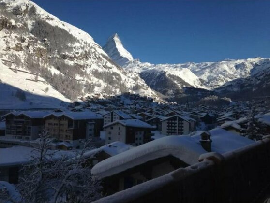 Wohnung in Zermatt mit postkarten Matterhornblick