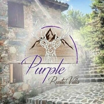 Purple Rustic Villa with Jacuzzi Saranti