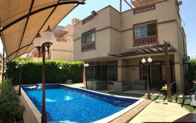 Private Luxury Spacious Villa with Brand New Swimming Pool at Secured Gated Compound near Mall of Eg