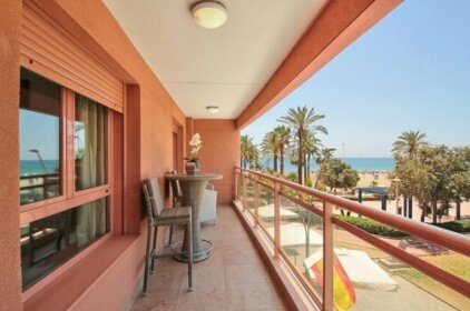 Sea view terrace apartment with wifi and parking