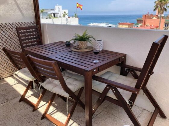 El Cortijuelo Magnificent triplex terraced house with rooftop of 18m2 overlooking the sea Parking - Photo2
