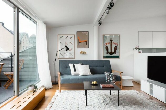 Central Nordic Design Penthouse with Terrace