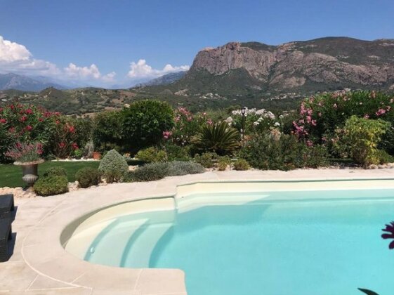 Santa Paola chambre d'hotes de charme piscine vue montagne Ajaccio - Photo2