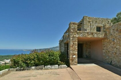 Superbe villa d'architecte en pierre traditionnelle vue mer