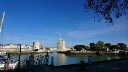 Sur le vieux port centre de la Rochelle