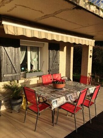 Apartment With one Bedroom in Saint-victor-de-cessieu With Wonderful City View Furnished Terrace a
