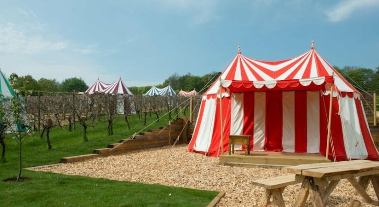 Knights Glamping at Leeds Castle
