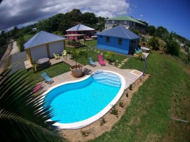 Bungalow With one Bedroom in Ste Rose With Wonderful sea View Pool Access Furnished Terrace - 5 k