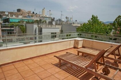 Two rooms + private bath+terrace-Top Acropolis Location
