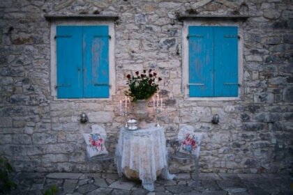 Entire Filitsa's Stonehouse in Paxos with terrace