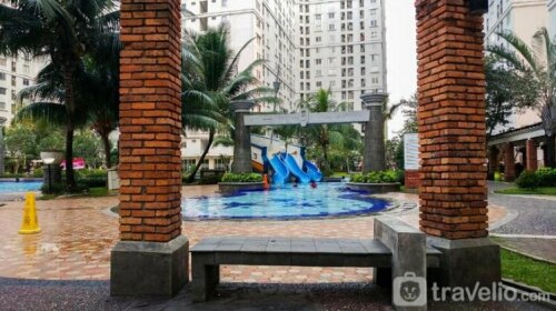 Futuristic 2BR Green Palace Kalibata City Apartment By Travelio
