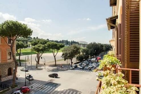 Near Colosseum Circus Maximus view