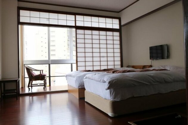 Izu 4 sea ocean reinforced con Double bed + single bed 2 sea view room - Photo2