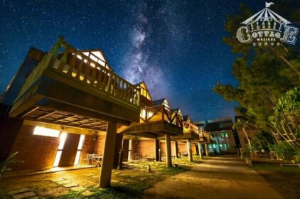 Starry forest cottage