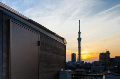 Rooftop Bath&Skytree View