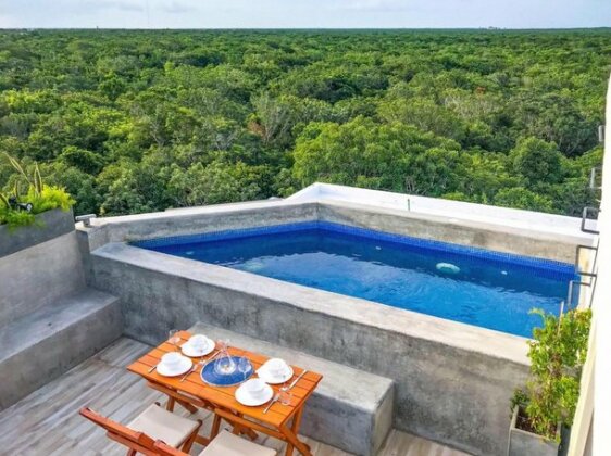 Rooftop Suite with Private Pool and View of Mayan Ruins - Photo2