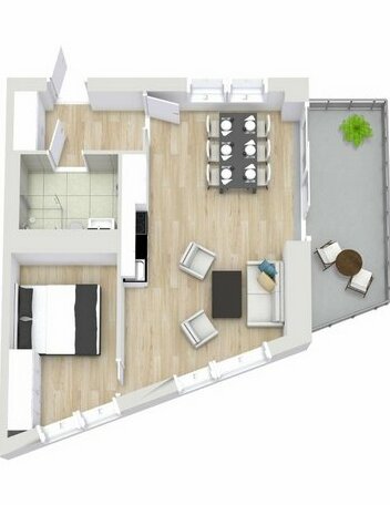 Luxury Downtown apartments - ap 204