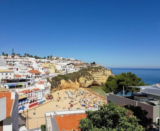 Carvoeiro Beach Algarve Portugal Praia do Carvoeiro