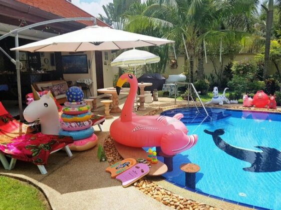 Relaxing Palm Pool Villa & Tropical Illuminated Garden & Swimming Pool - Photo4