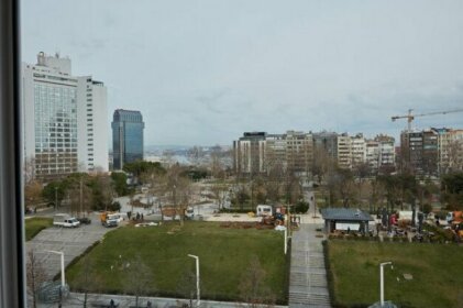 Great View of Taksim Square Luxury Furnished on Main Street of Taksim Partial Sea View