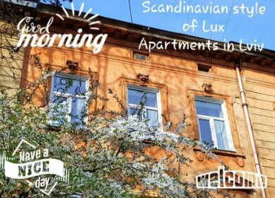 Scandinavian style of Lux Apartments in Lviv