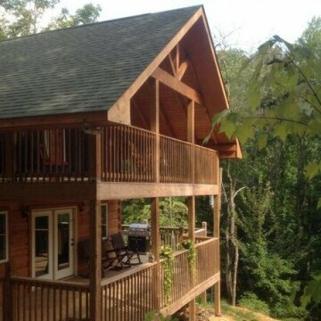Log Cabin in Smoky Mountains