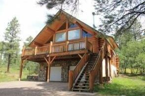 Pagosa Lakes - 3 Bedroom Log Home Private Hot Tub Pet Friendly - TPR 53659